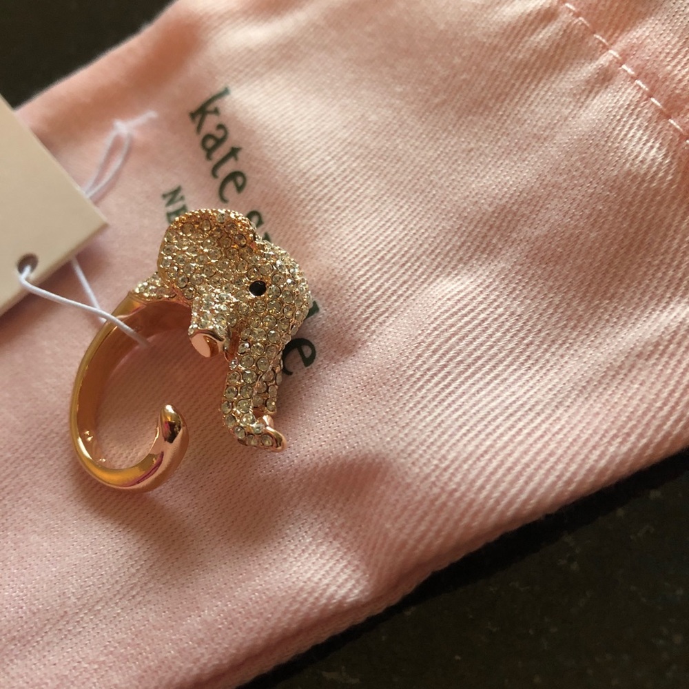 Kate Spade Pave Elephant Ring - Picture 5 of 8